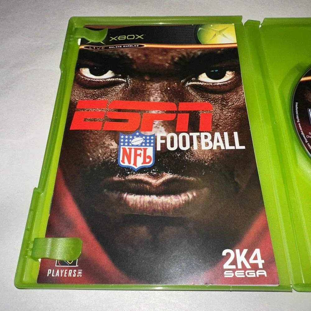 ESPN NFL Football (Original Xbox, 2003) CIB Complete W/ Manual Near Mint Disc